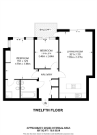Floorplan area for info only, not for £/sq. ft valuation
