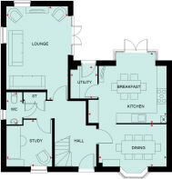 The Layton first floor