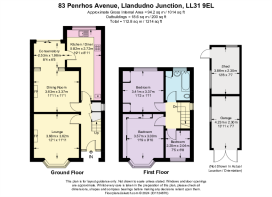 Floor Plan - 83 Penrhos Avenue, Llandudno Junction