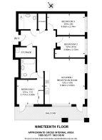 Floorplan area for info only, not for £/sq. ft valuation