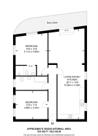 Floorplan area for info only, not for £/sq. ft valuation