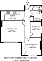 Floorplan area for info only, not for £/sq. ft valuation