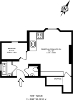 Floorplan area for info only, not for £/sq. ft valuation