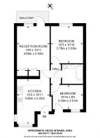 Floorplan area for info only, not for £/sq. ft valuation