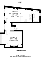 Floorplan area for info only, not for £/sq. ft valuation