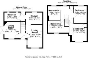 80 High Street, Dilton Marsh, Westbury - floorplan