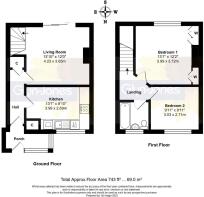 Floorplan - 16 Highdown Drive, Littlehampton, BN17