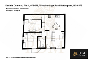 Daniels Quarters, Flat 1, 672-678, Woodborough Roa