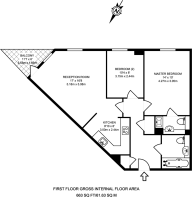 Floorplan area for info only, not for £/sq. ft valuation
