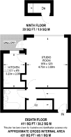 Floorplan area for info only, not for £/sq. ft valuation