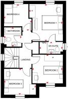 First floor plan of our 4 bed Kennisham