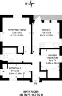 Floorplan area for info only, not for £/sq. ft valuation