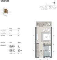 Studio-Floor plan