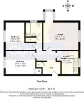 Floorplan - 3 Summerlea Gardens, Church Street, Li