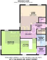Apt 4, The Manor House, North Ferriby - Floorplan.