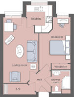 Typical 1 Bed Apt