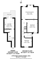 Floorplan area for info only, not for £/sq. ft valuation