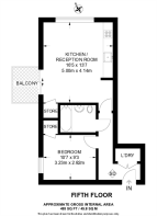 Floorplan area for info only, not for £/sq. ft valuation