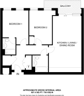 Floorplan area for info only, not for £/sq. ft valuation