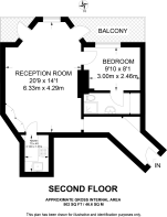 Floorplan area for info only, not for £/sq. ft valuation
