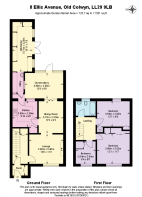 Floor Plan - 8 Ellis Avenue Old Colwyn LL29 9LB (0