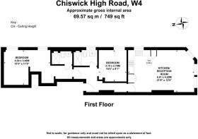 Flat 1, 314 Chiswick High Road. Chiswick, London W