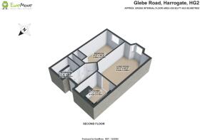 EweMove Harrogate Glebe House 3D Floor Plan