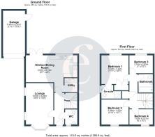 3 Neptune Drive, Stratford Upon Avon - all floors
