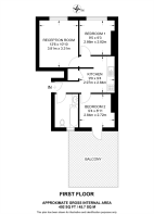 Floorplan area for info only, not for £/sq. ft valuation