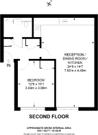 Floorplan area for info only, not for £/sq. ft valuation