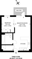 Floorplan area for info only, not for £/sq. ft valuation