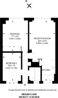 Floorplan area for info only, not for £/sq. ft valuation