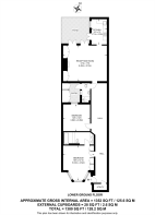 Floorplan area for info only, not for £/sq. ft valuation