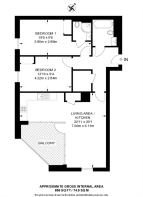 Floorplan area for info only, not for £/sq. ft valuation