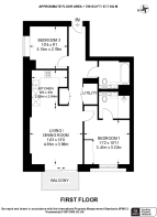 Floorplan area for info only, not for £/sq. ft valuation