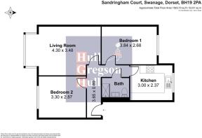 3 Sandringham Court, Swanage, Dorset, BH19 2PA_Flo