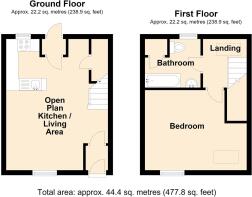 4 Uwchlawr Fynnon, Blaenau Ffestiniog - all floors