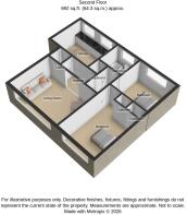 Rosemary Court 3D Floor plan