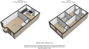3D Floor Plan - Antons Close