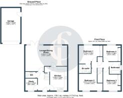 9 Spearhead Road, Bidford-on-Avon - all floors