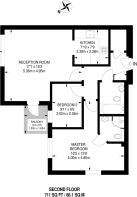 Floorplan area for info only, not for £/sq. ft valuation