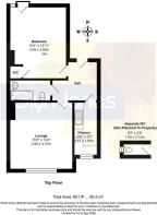 Floorplan - Flat 6, 65, South Terrace, Littlehampt