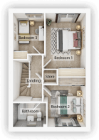 First Floor - 3D