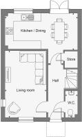 Dandara - The Russetts - The Scotney, Home 54 floorplan