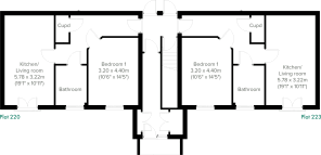 Ground floor - Plots 220 & 223