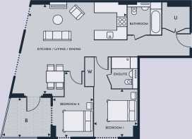 Plot floorplan