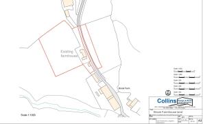 The land boundary...