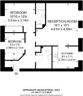 Floorplan area for info only, not for £/sq. ft valuation