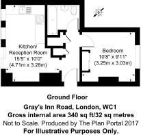 Floorplan - Flat H, 151 Gray's In...