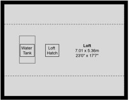 Loft with planning to convert
